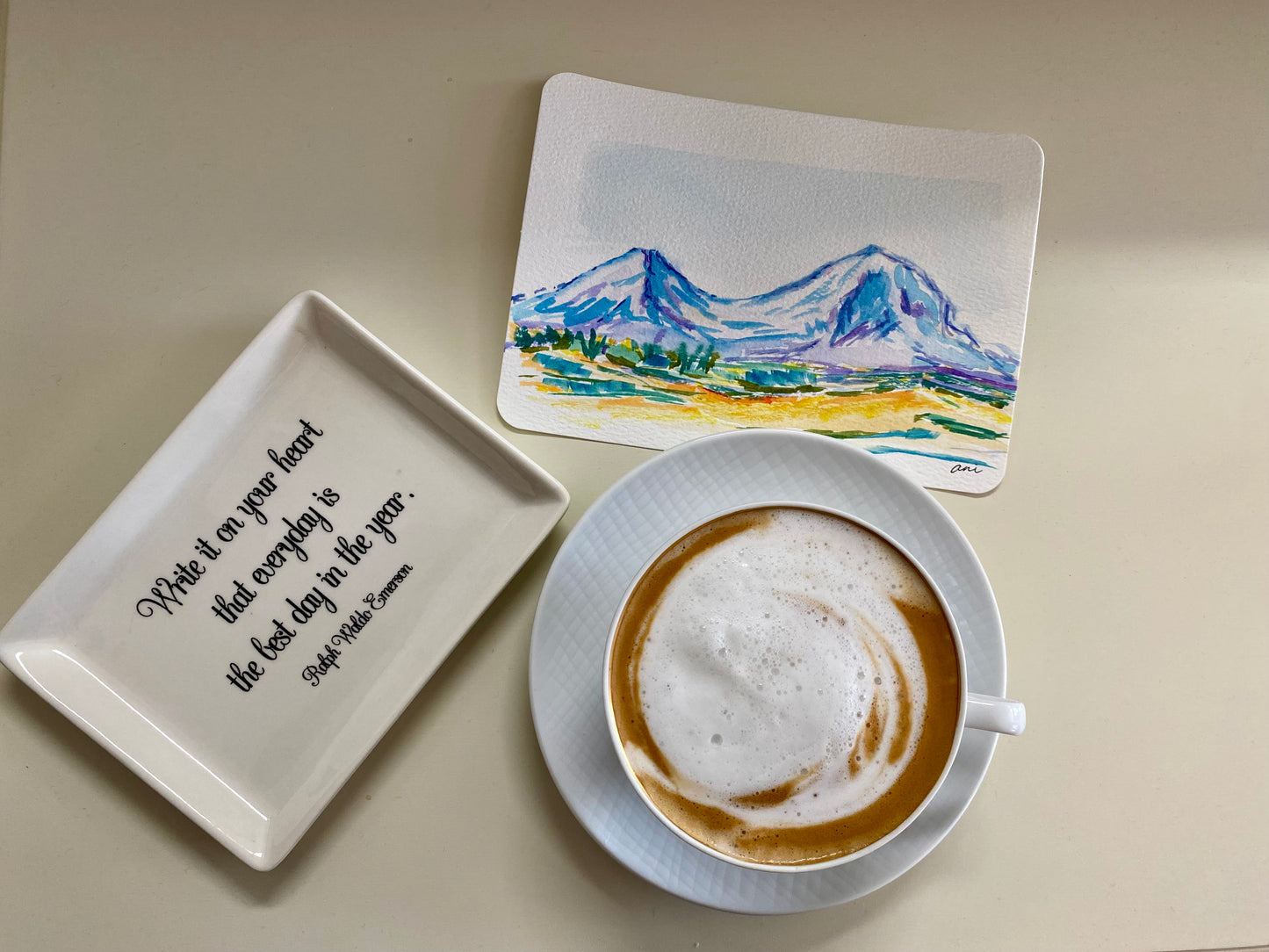 Mount Ararat Original Watercolor