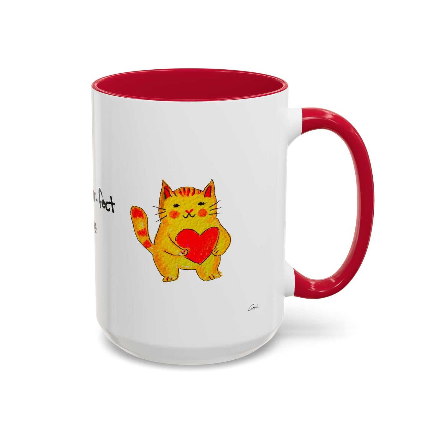 You're Purr-Fect For Me Accent Mug