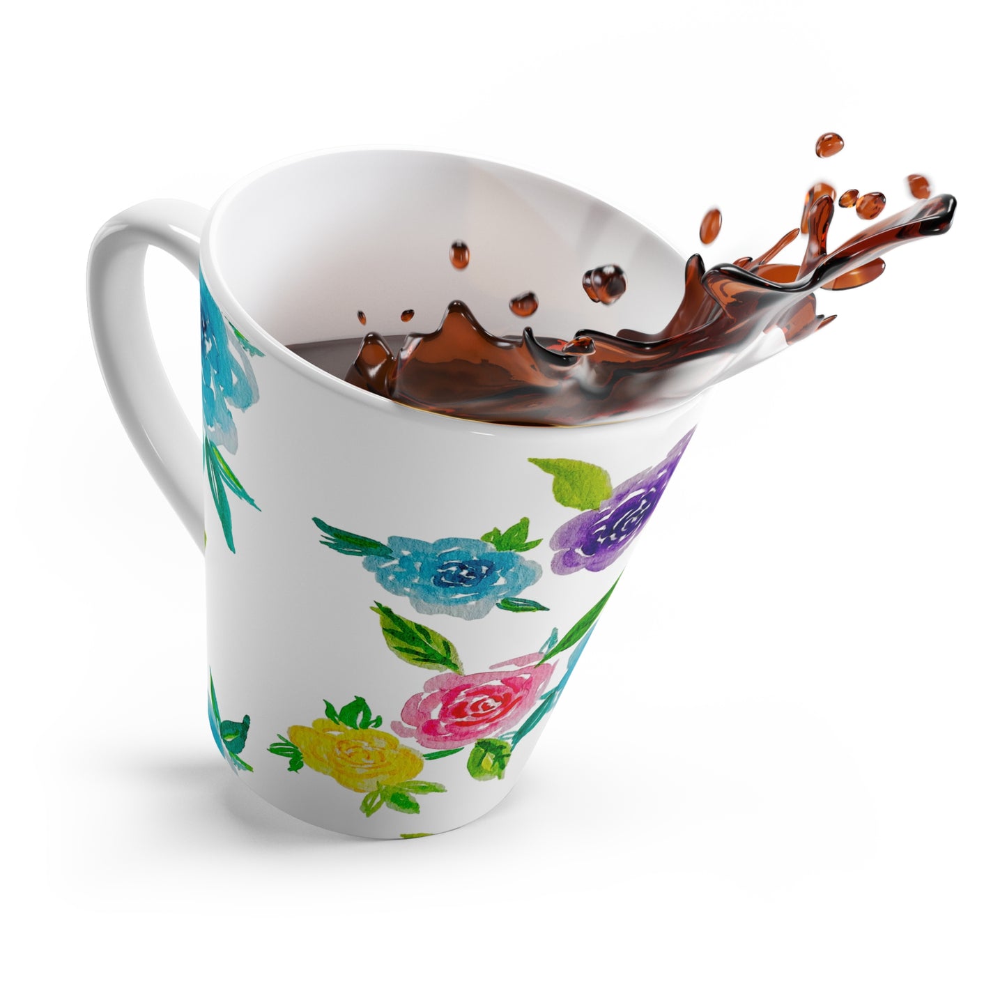 Spring Roses Latte Mug