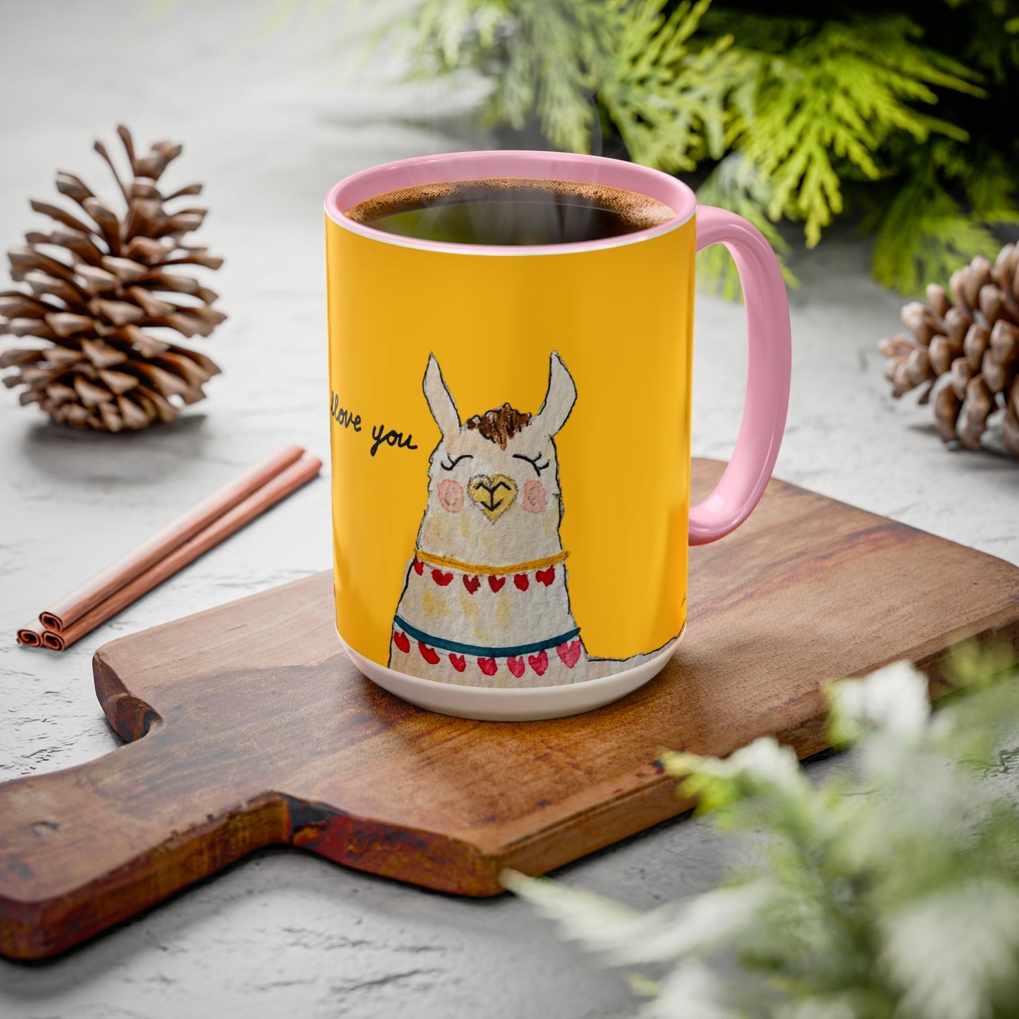 Llove You Accent Mugs