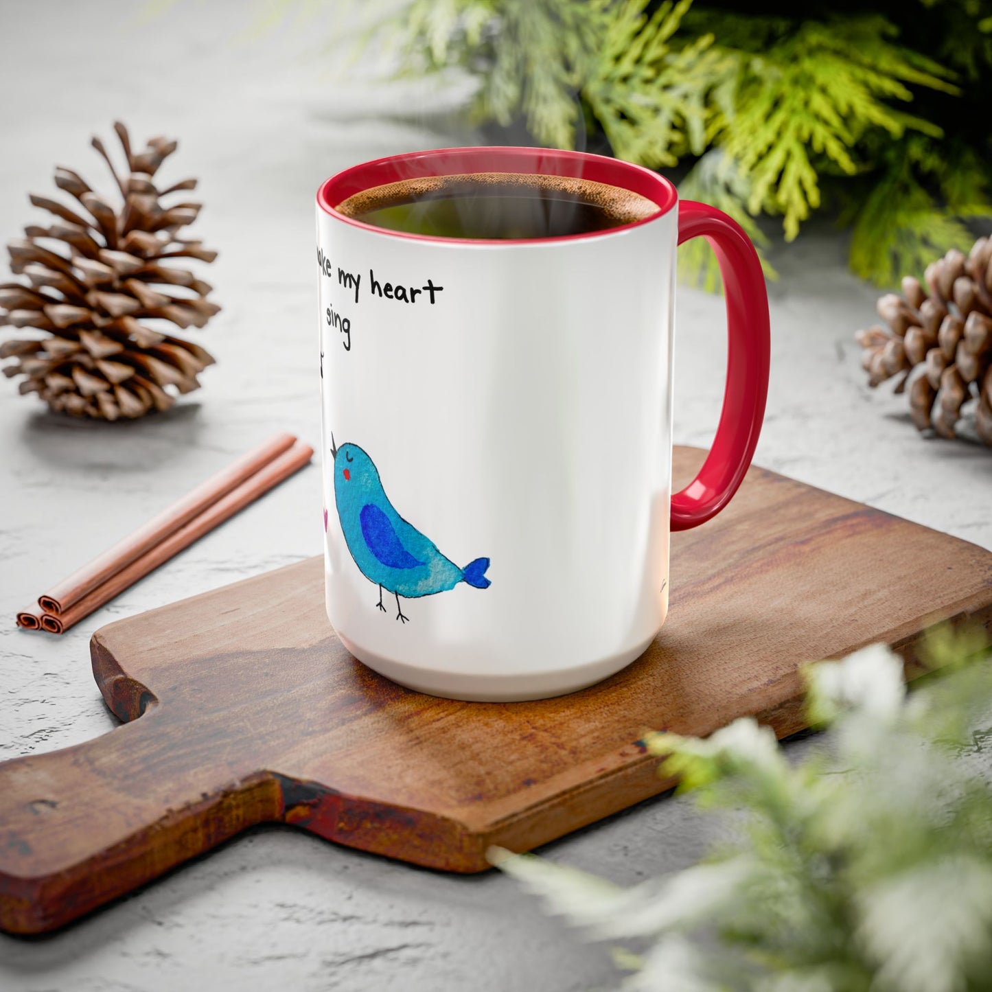 You Make My Heart Sing Accent Mug