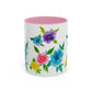 Spring Roses Accent Mug