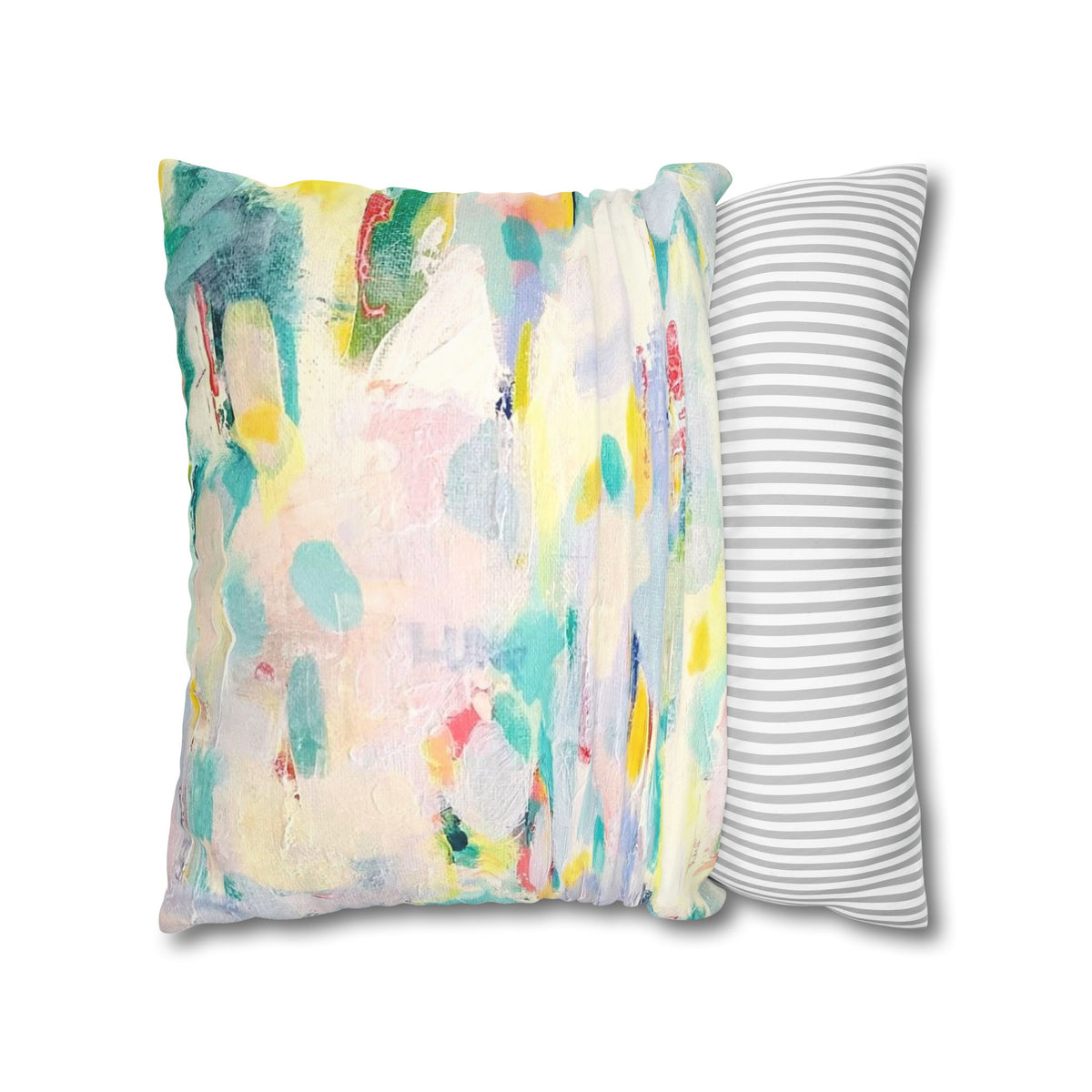 Abstract Suede Square Pillowcase