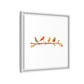 Birds on a Branch Gallery Canvas Print with Frame