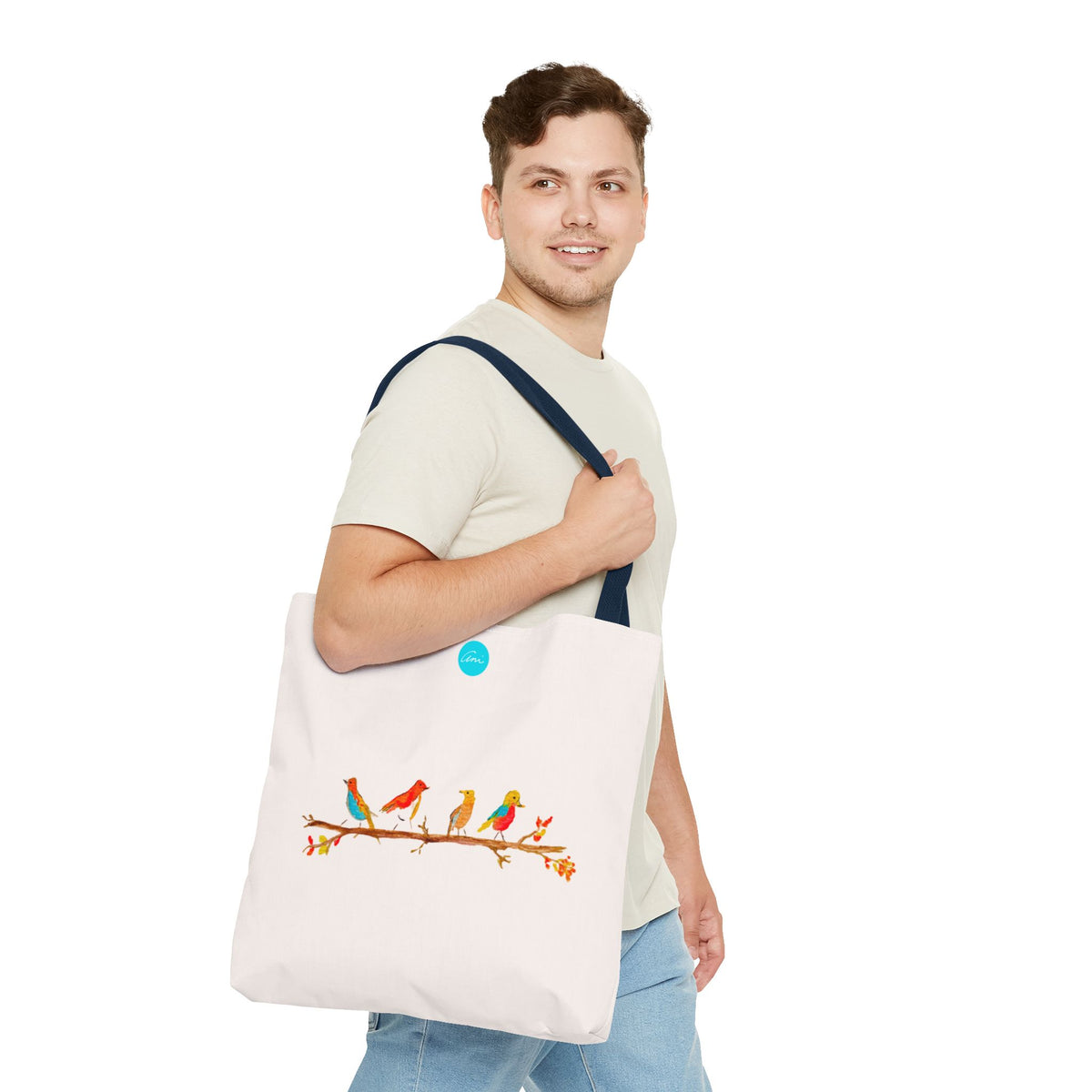 Birds on a Branch Tote Bag