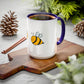 Two Honeybees Accent Mug