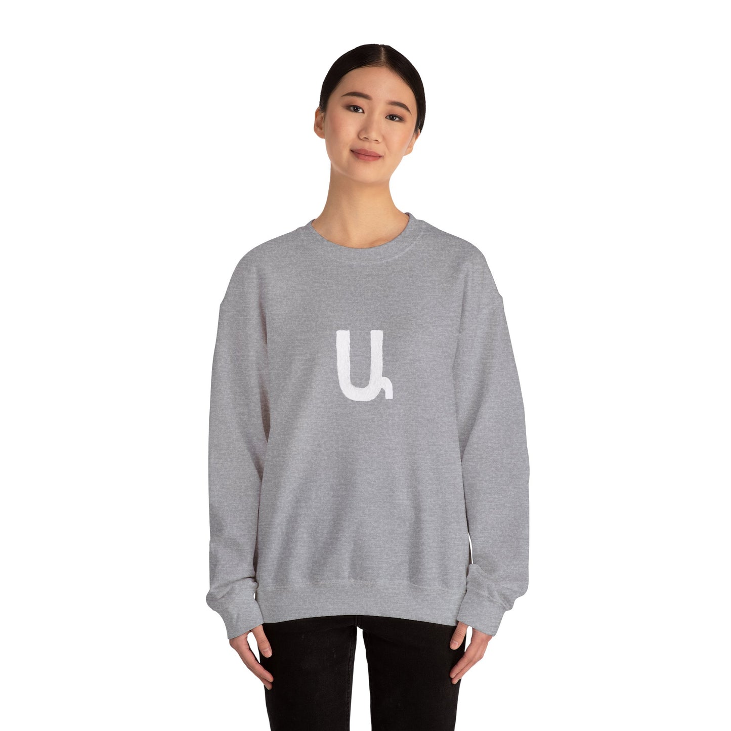 Custom Armenian Letter Unisex Sweatshirt Neutral Colors