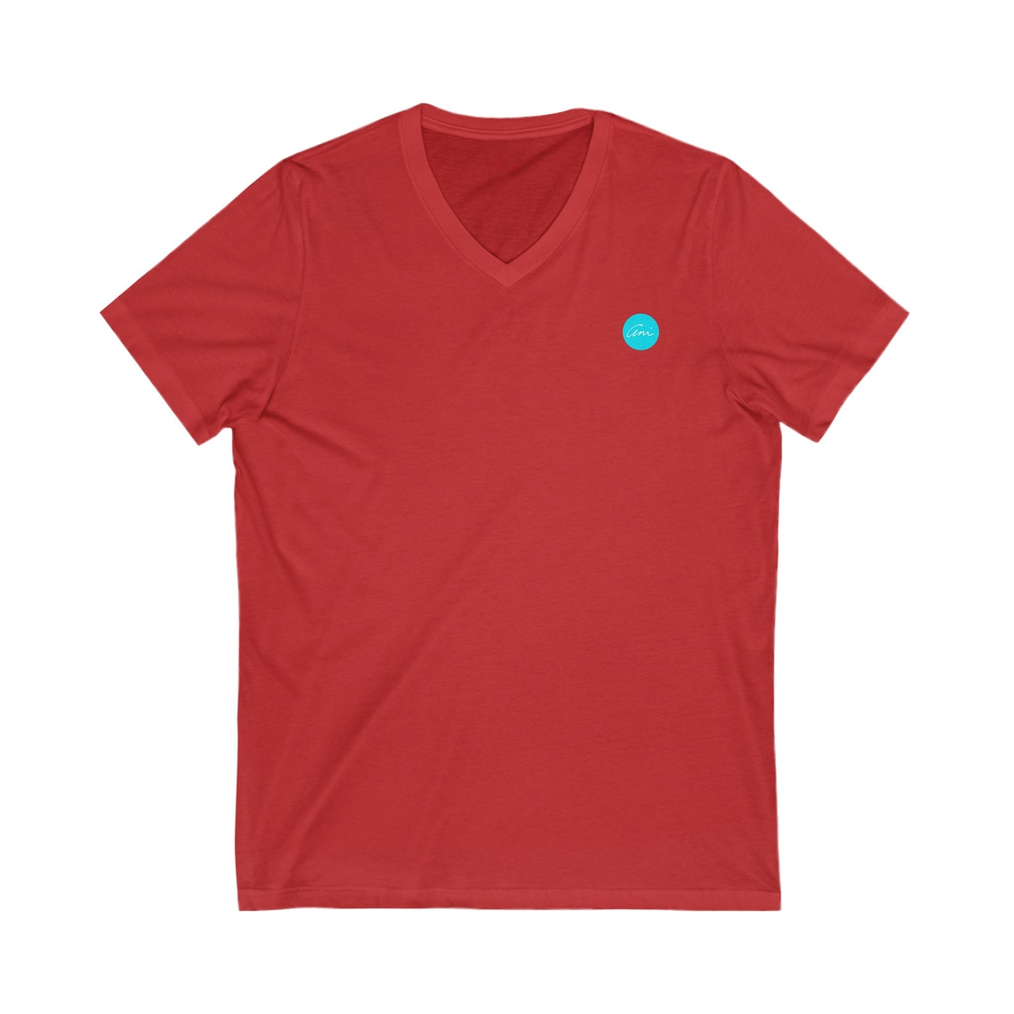 Unisex Jersey Short Sleeve V-Neck Tee