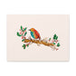 Bright Bird on a Branch Canvas Print