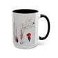 The Red Umbrella Accent Coffee Mug