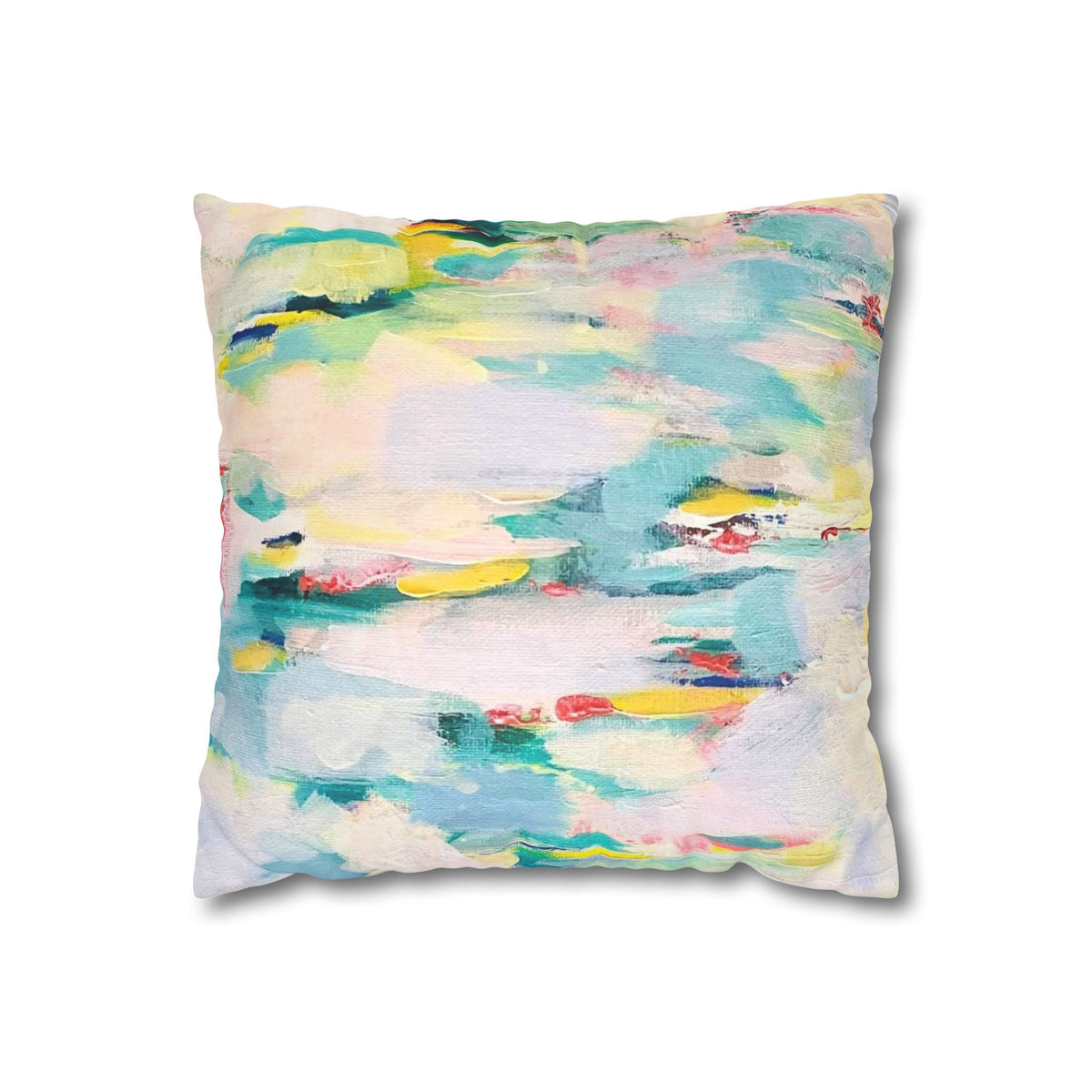 Abstract Suede Square Pillowcase