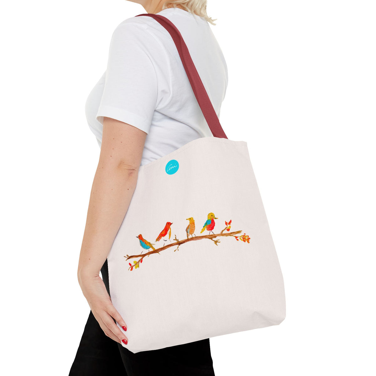 Birds on a Branch Tote Bag