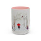 The Red Umbrella Accent Coffee Mug