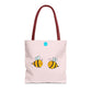 Two Honeybees Tote Bag