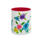 Spring Roses Accent Mug