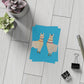 Two Llamas Turquoise Postcard Bundles with Envelopes