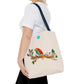 Bright Bird on a Branch Tote Bag