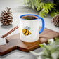 Two Honeybees Accent Mug