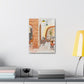 The One at the Coffee Shop Stretched Canvas Print