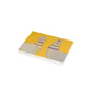 Two Llamas Yellow Postcard Bundles with Envelopes