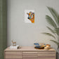Colorful Cow Rolled Poster