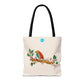 Bright Bird on a Branch Tote Bag