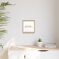 Birds on a Branch Gallery Canvas Print with Frame
