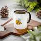 Two Honeybees Accent Mug