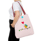 Bird with a Heart Balloon Tote Bag