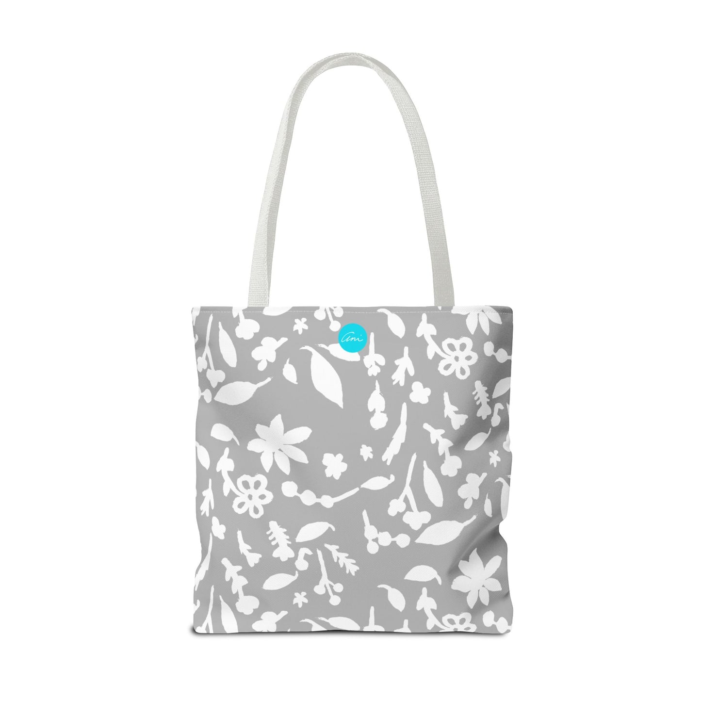 Light Grey Fall Foliage Tote Bag