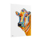 Colorful Cow Rolled Poster