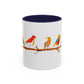 Birds on a Branch Accent Coffee Mug