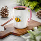 Two Honeybees Accent Mug
