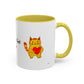 You're Purr-Fect For Me Accent Mug