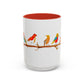 Birds on a Branch Accent Coffee Mug