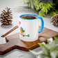 Bird with a Heart Balloon Accent Mug