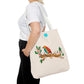 Bright Bird on a Branch Tote Bag