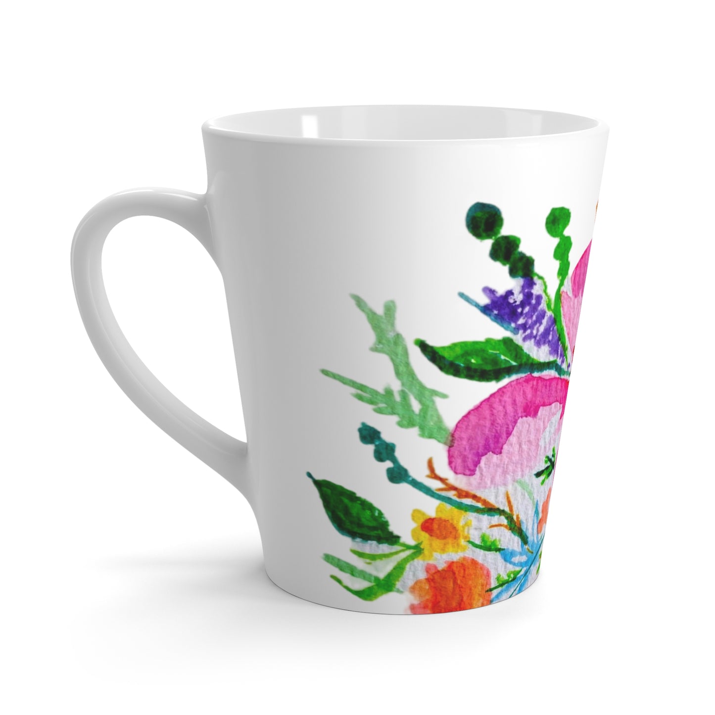 Summer Bouquet Latte Mug