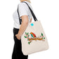 Bright Bird on a Branch Tote Bag