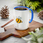 Two Honeybees Accent Mug