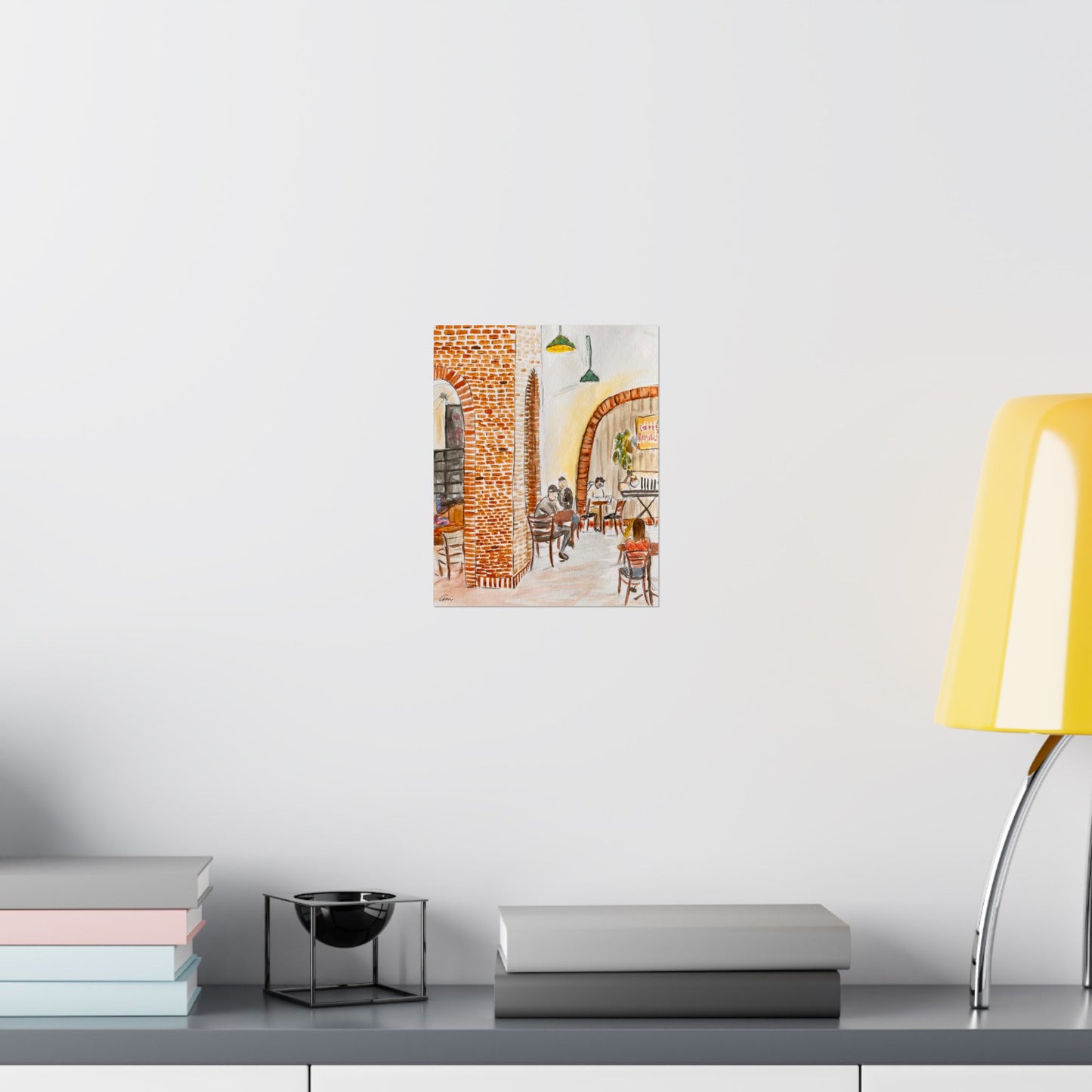The One at the Coffee Shop Matte Print