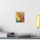 A Burst of Color Stretched Canvas Print