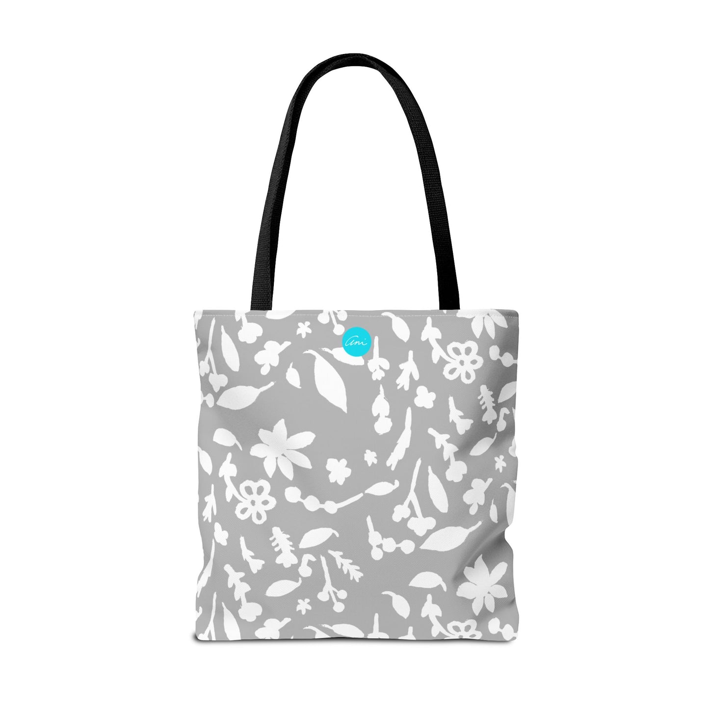 Light Grey Fall Foliage Tote Bag