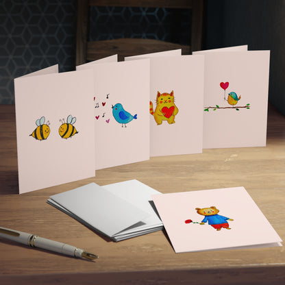 5-Pack Variety Greeting Cards with Envelopes