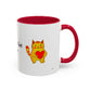 You're Purr-Fect For Me Accent Mug