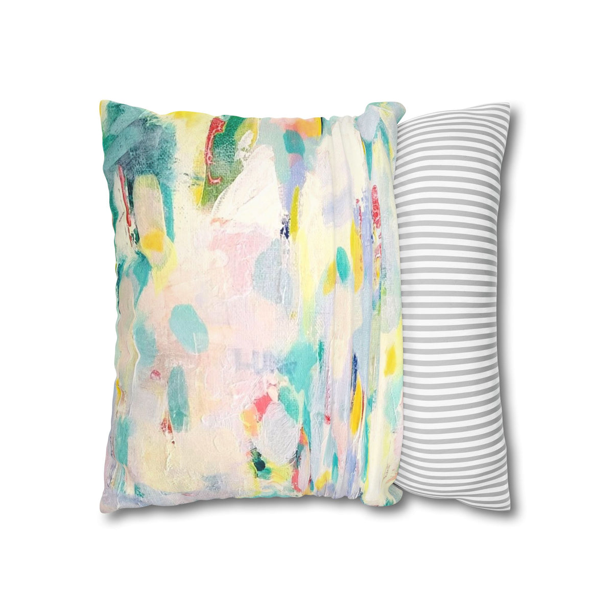 Abstract Suede Square Pillowcase