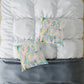 Abstract Square Poly Canvas Pillow