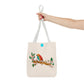 Bright Bird on a Branch Tote Bag