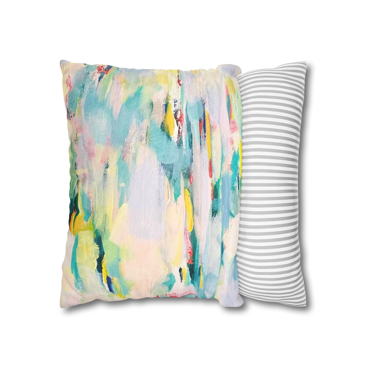 Abstract Suede Square Pillowcase