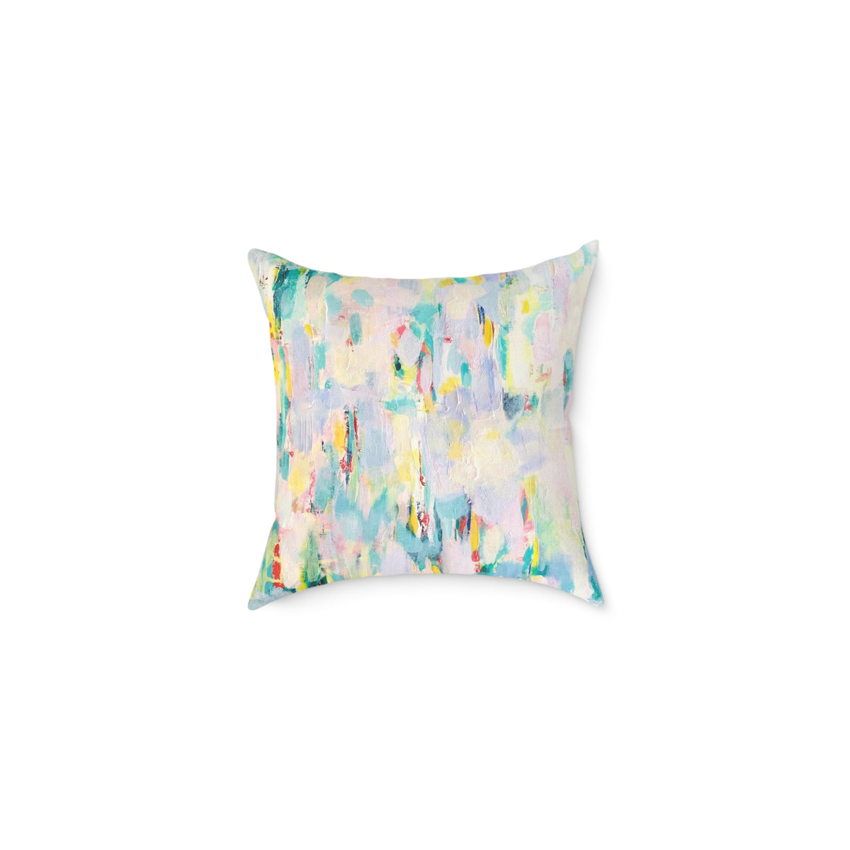 Abstract Square Poly Canvas Pillow